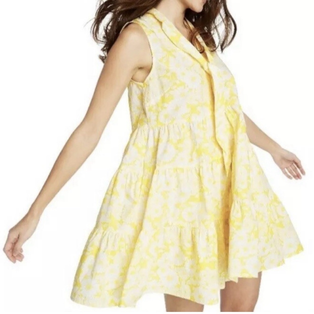 Lisa Marie Fernandez Casual Dress Size XL Women’s Yellow Floral Daisy Pockets